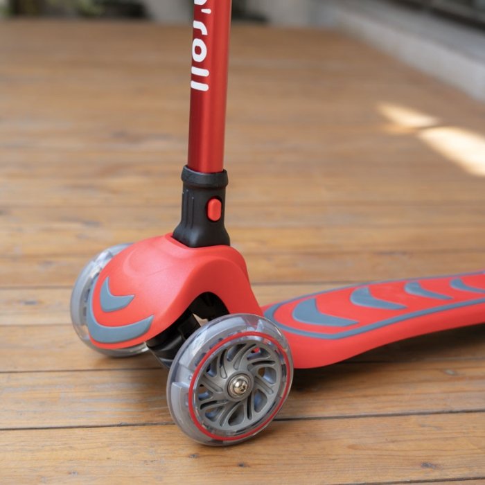 اسکوتر کودک تاشو کیک اند رول Kick and roll Scooter رنگ قرمز کد P/S62in1/GH