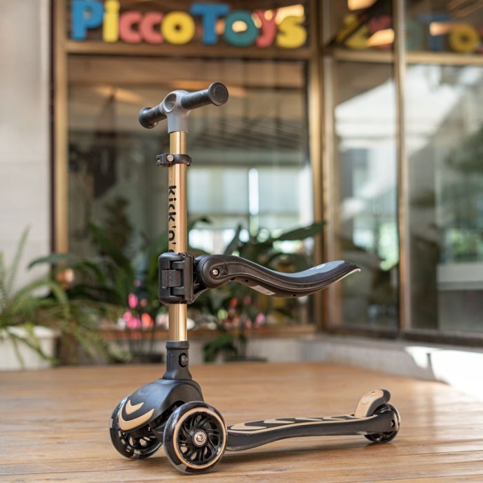 اسکوتر کودک 2 در 1 کیک اند رول Kick and roll Scooter رنگ مشکی کد P/S62in1/ME