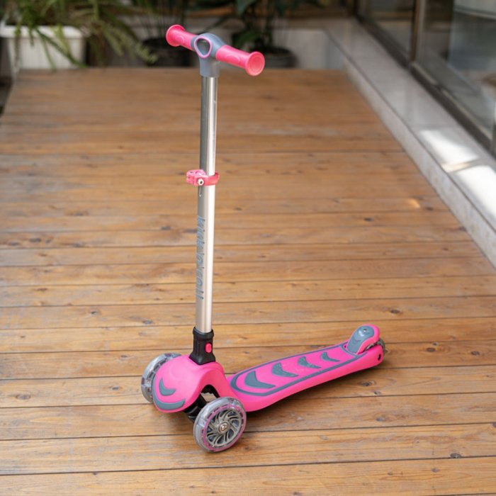 اسکوتر کودک 2 در 1 کیک اند رول Kick and roll Scooter رنگ صورتی کد P/S6/SU