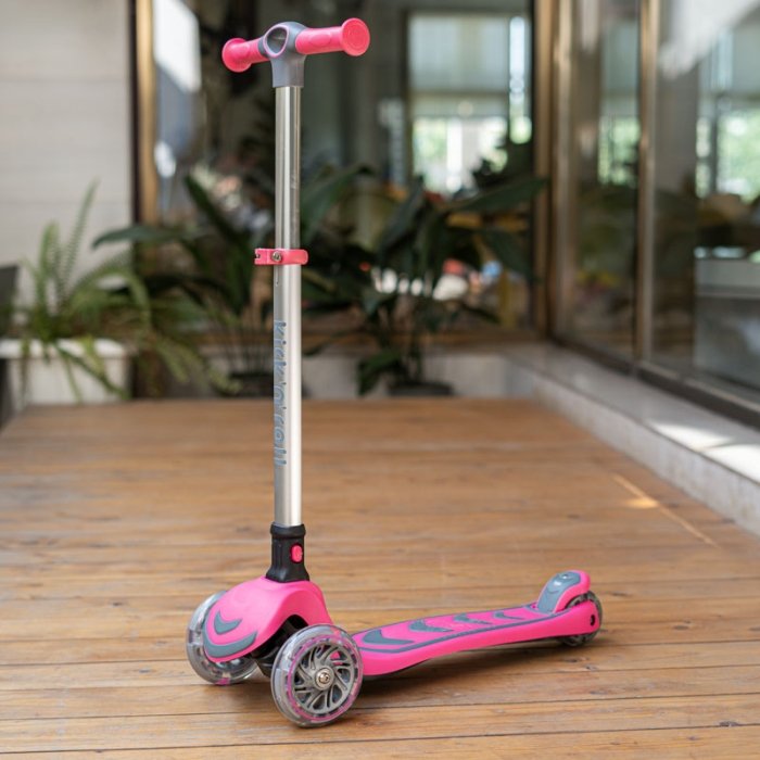 اسکوتر کودک 2 در 1 کیک اند رول Kick and roll Scooter رنگ صورتی کد P/S6/SU