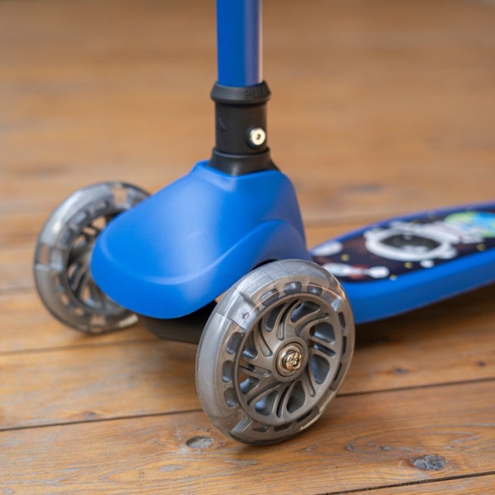 اسکوتر کودک تاشو کیک اند رول Kick and roll Scooter رنگ آبی کد P/K4/AB