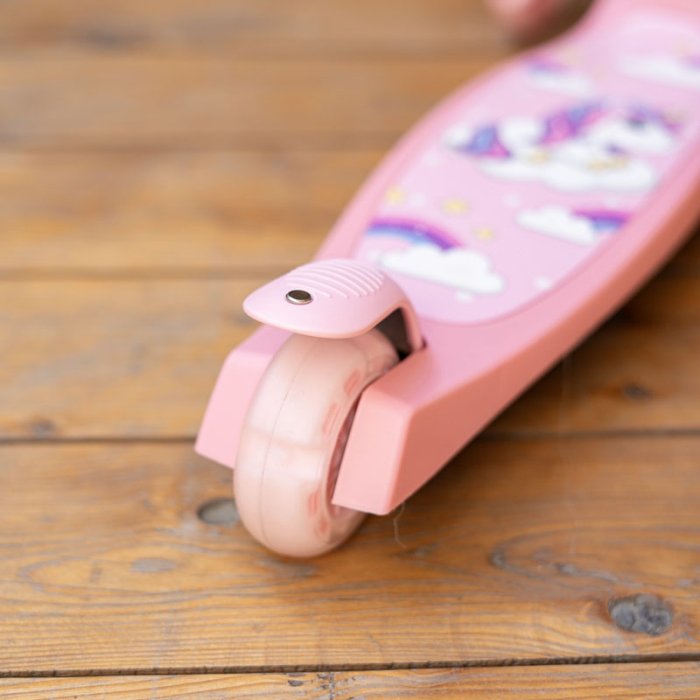 اسکوتر کودک تاشو کیک اند رول Kick and roll Scooter رنگ صورتی کد P/K4/SU
