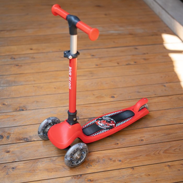 اسکوتر کودک تاشو کیک اند رول Kick and roll Scooter رنگ قرمز کد P/K4/GH