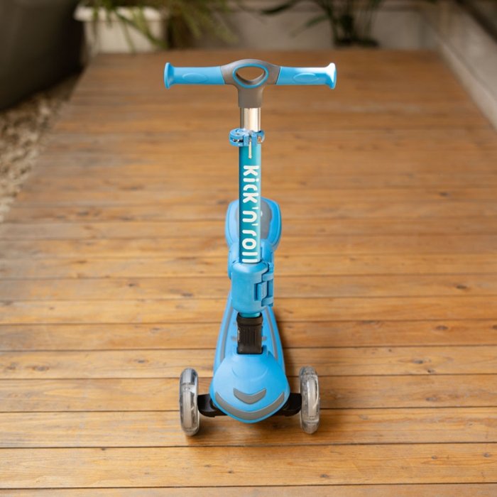 اسکوتر کودک تاشو کیک اند رول Kick and roll Scooter رنگ آبی کد P/S62in1/AB