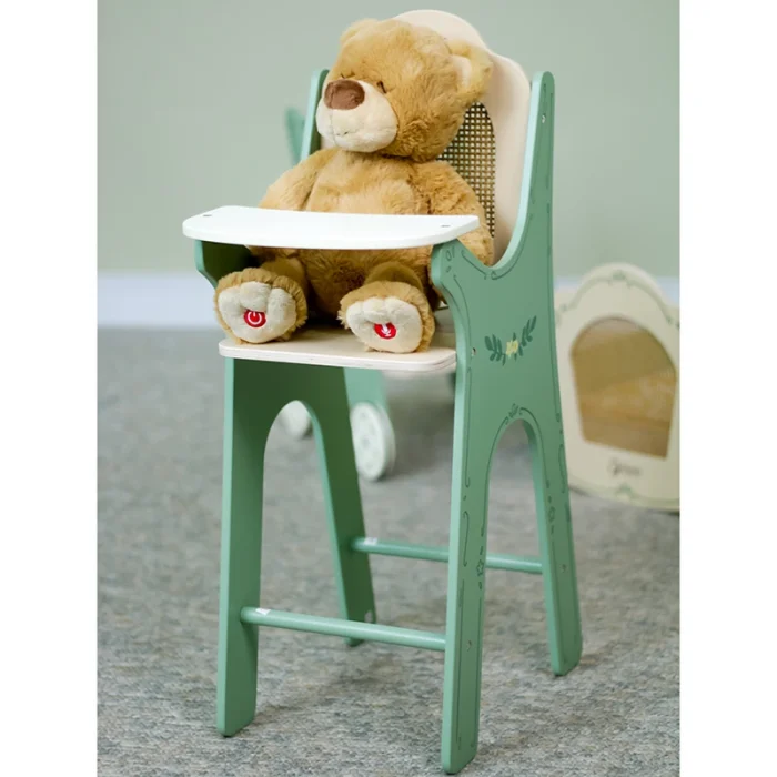 صندلی غذا  عروسک چوبی کلاسیک ورلد Classic World Vintage High Chair کد 50631