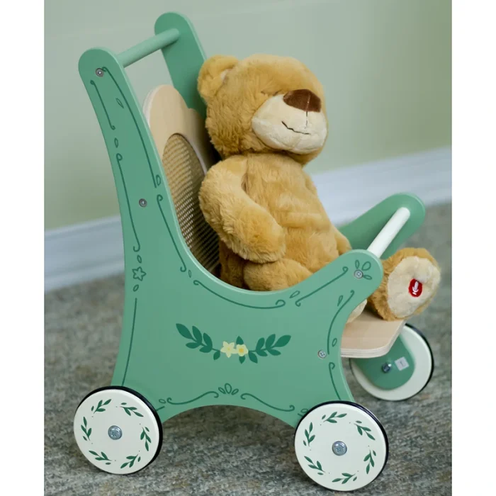 کالسکه عروسک چوبی کلاسیک ورلد Classic World Vintage Stroller کد 50632