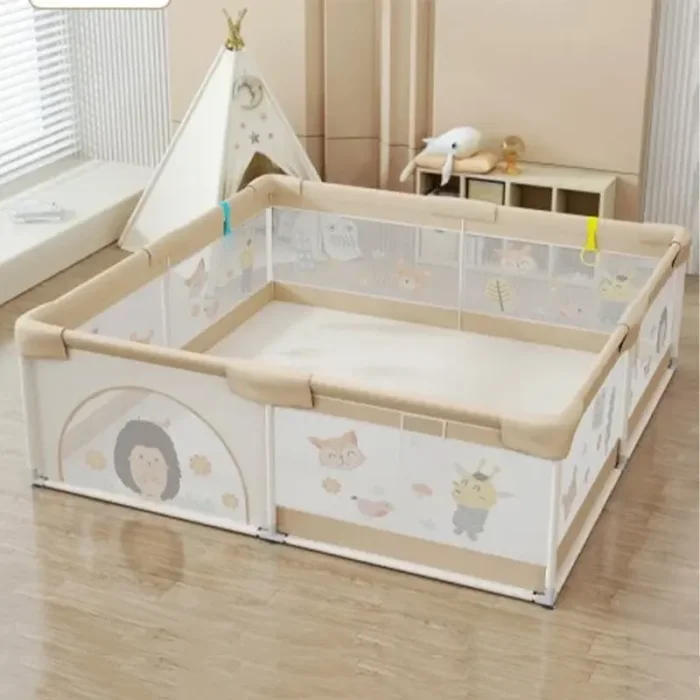 پارک حفاظ کودک  پارچه ای رنگ بژ کد 42357