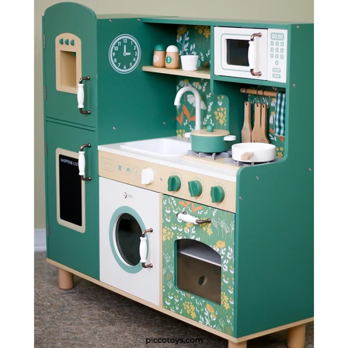 آشپزخانه چوبی کودک کلاسیک ورلد وینتیج Vintage KITCHEN classic world کد 50562