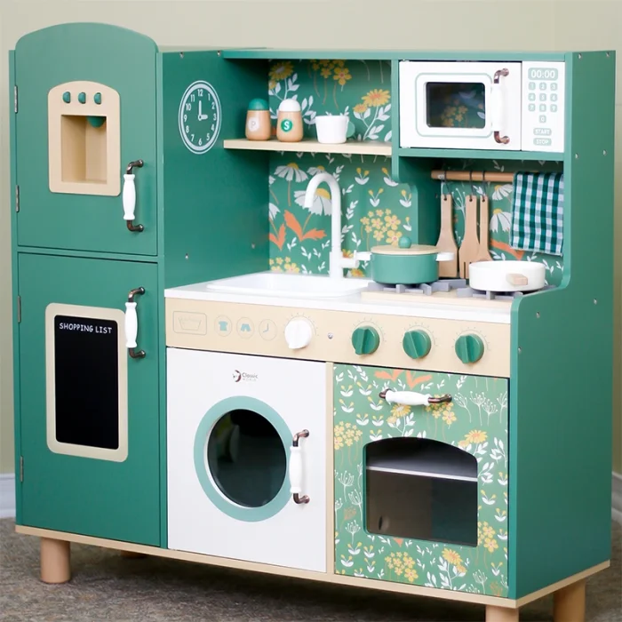 آشپزخانه چوبی کودک کلاسیک ورلد وینتیج Vintage KITCHEN classic world کد 50562