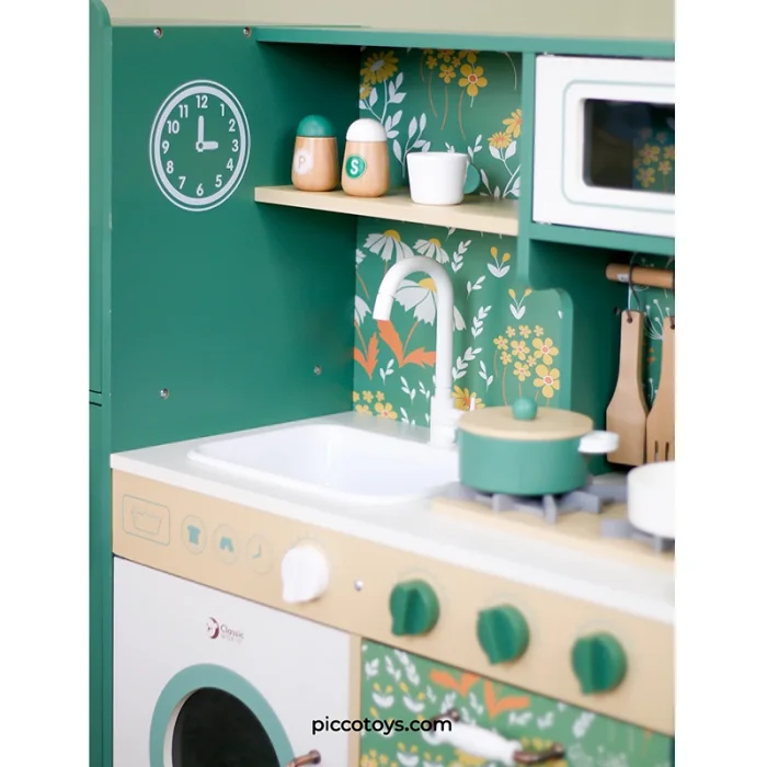 آشپزخانه چوبی کودک کلاسیک ورلد وینتیج Vintage KITCHEN classic world کد 50562