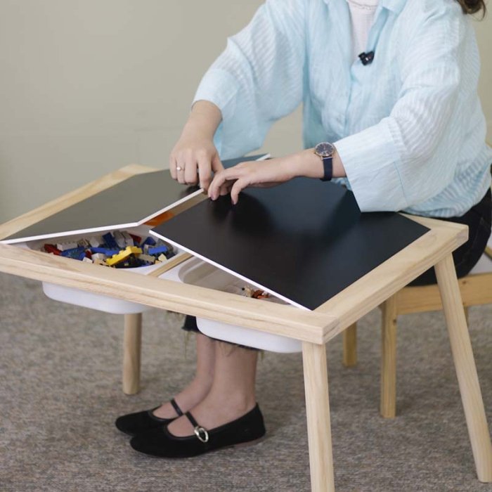 میز حسی و فعالیت کودک چوبی کد BL21842