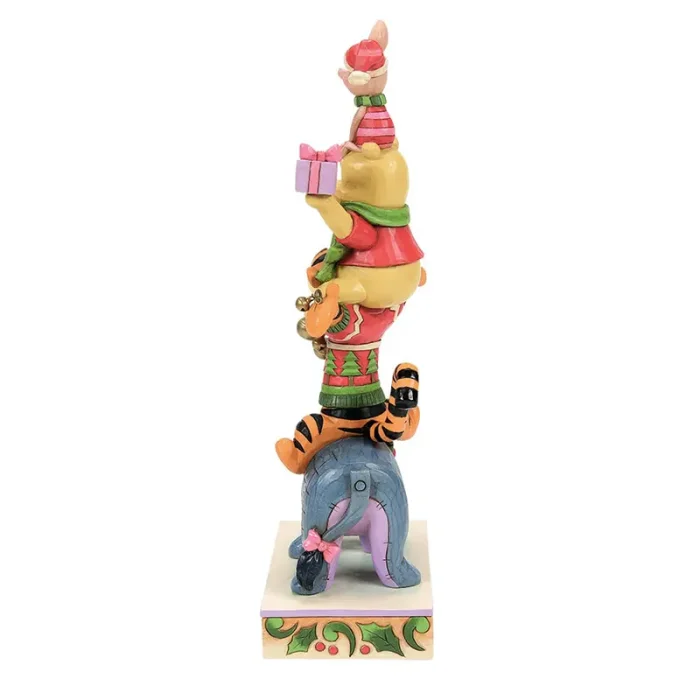 فیگور دیزنی کریسمس وینی پو Christmas Winnie the Pooh Stacked Up کد 6015005