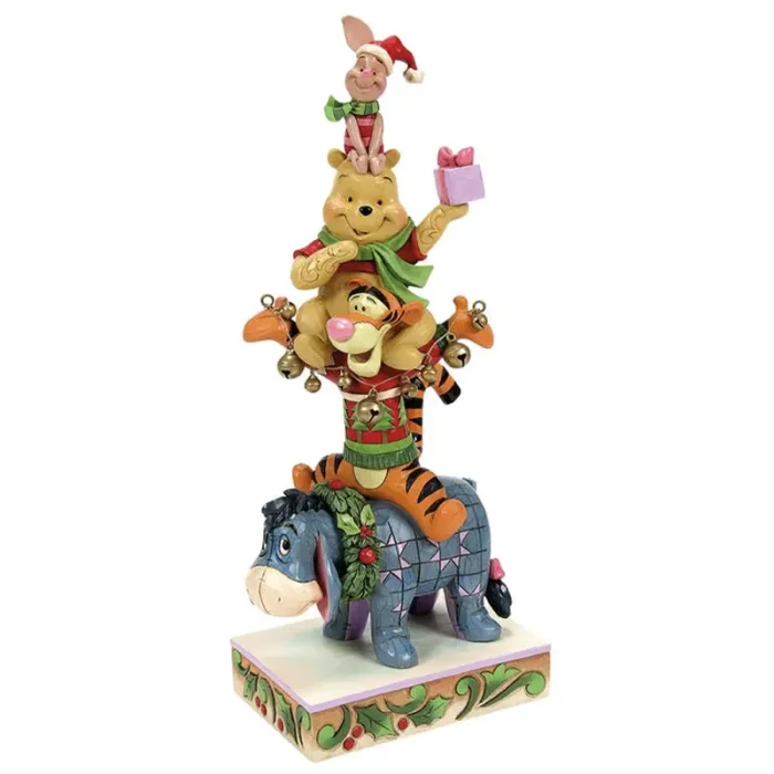 فیگور دیزنی کریسمس وینی پو Christmas Winnie the Pooh Stacked Up کد 6015005