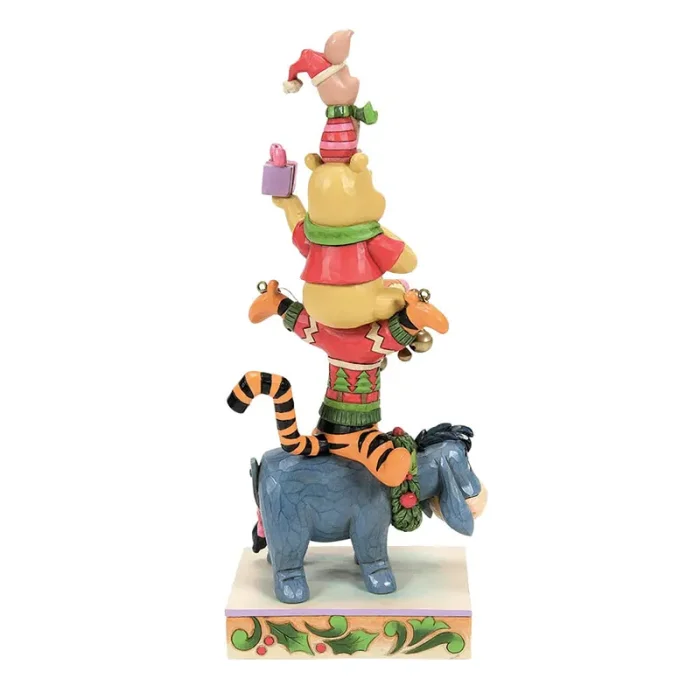فیگور دیزنی کریسمس وینی پو Christmas Winnie the Pooh Stacked Up کد 6015005