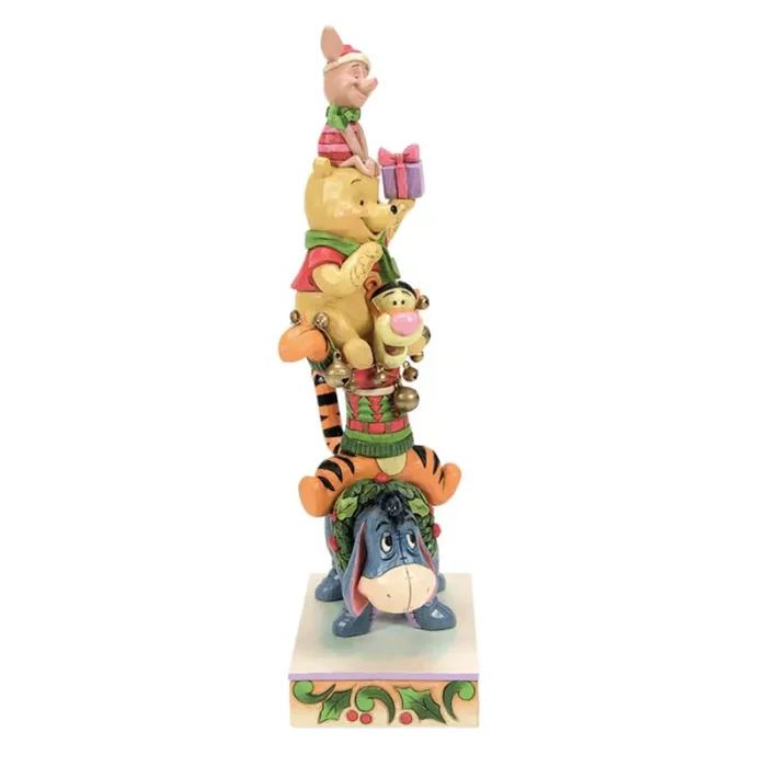 فیگور دیزنی کریسمس وینی پو Christmas Winnie the Pooh Stacked Up کد 6015005