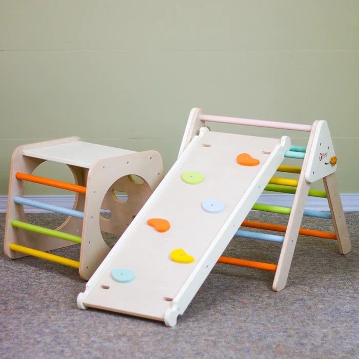 اسباب بازی نردبان مثلثی پیکلر کلاسیک ورلد classic world Foldable Children Triangle Climbing Set کد 60015