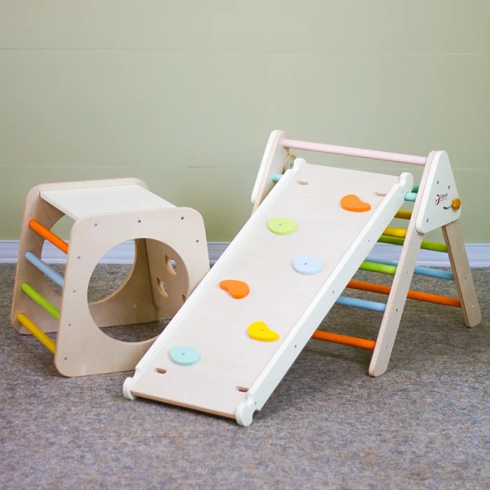اسباب بازی نردبان مثلثی پیکلر کلاسیک ورلد classic world Foldable Children Triangle Climbing Set کد 60015