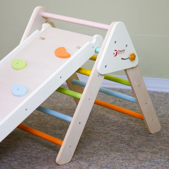 اسباب بازی نردبان مثلثی پیکلر کلاسیک ورلد classic world Foldable Children Triangle Climbing Set کد 60015