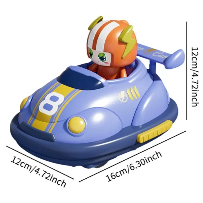 ماشین مبارز کنترلی مدل BUMPER CAR ست 2 عددی دودزا کد RQ3058A