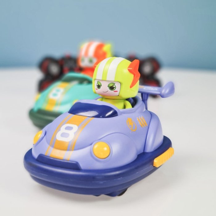 ماشین مبارز کنترلی مدل BUMPER CAR ست 2 عددی دودزا کد RQ3058A