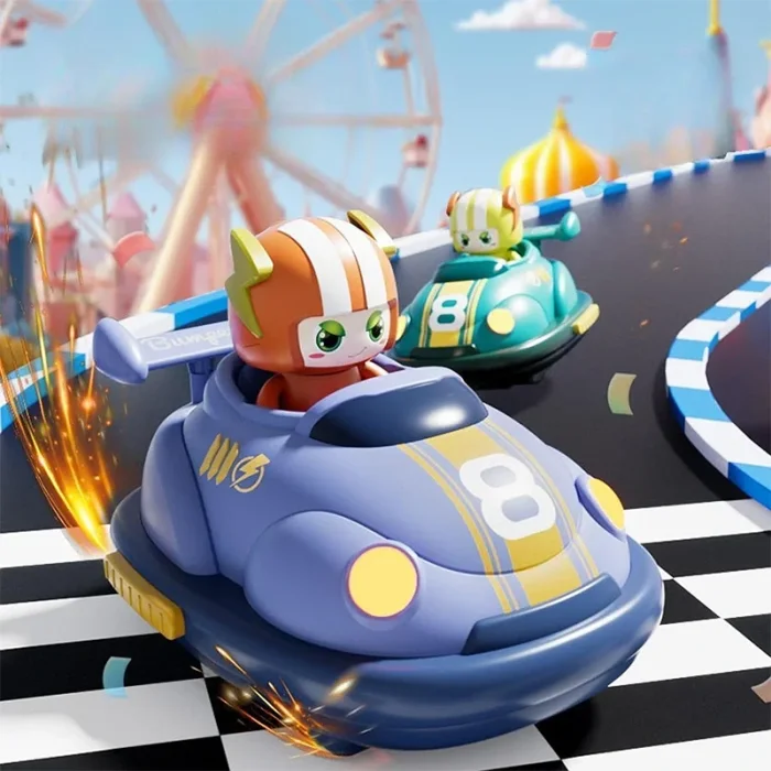 ماشین مبارز کنترلی مدل BUMPER CAR ست 2 عددی دودزا کد RQ3058A