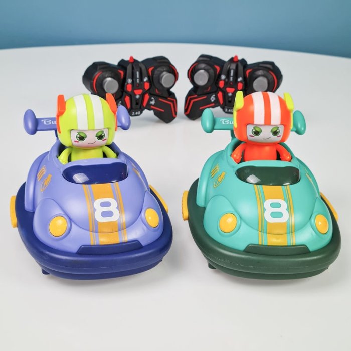 ماشین مبارز کنترلی مدل BUMPER CAR ست 2 عددی دودزا کد RQ3058A
