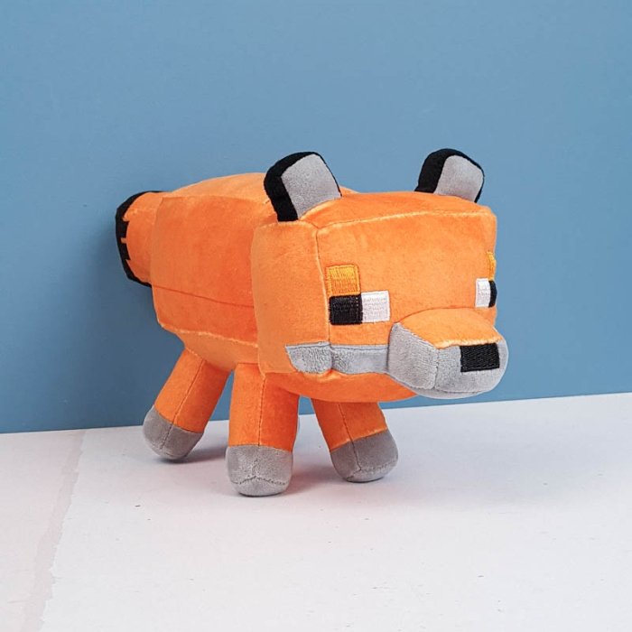 عروسک روباه ماینکرافت سایز کوچک Minecraft Bengt Fox کد AF100306