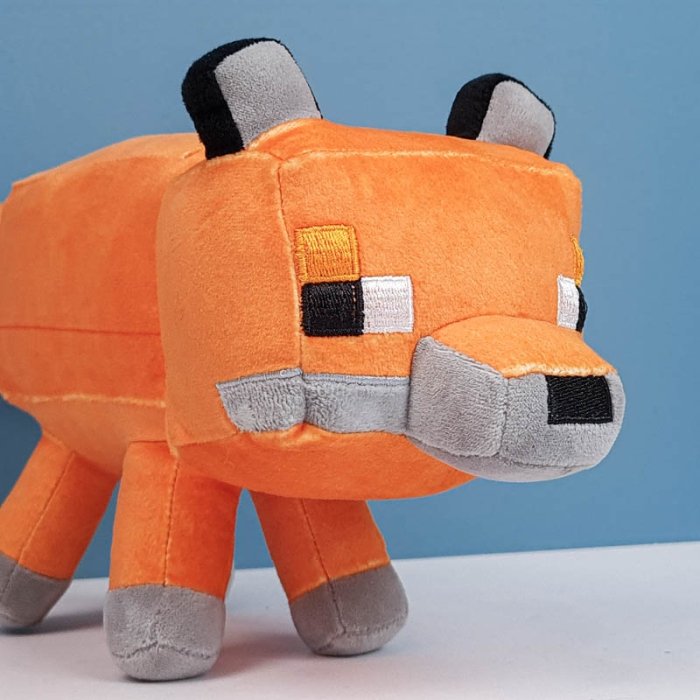 عروسک روباه ماینکرافت سایز کوچک Minecraft Bengt Fox کد AF100306