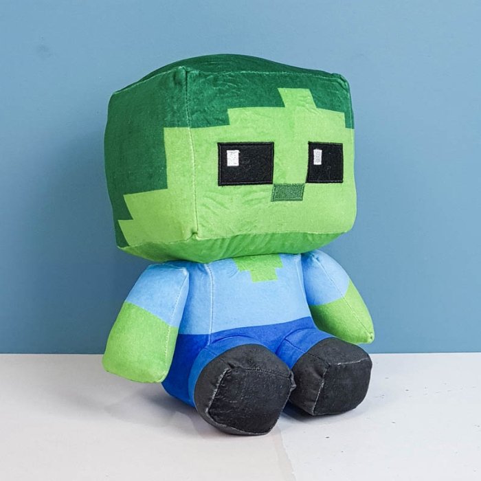عروسک ماینکرافت زامبی  Minecraft zambi سایز متوسط کد AF100338