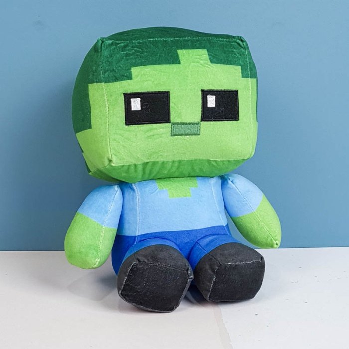 عروسک ماینکرافت زامبی  Minecraft zambi سایز متوسط کد AF100338