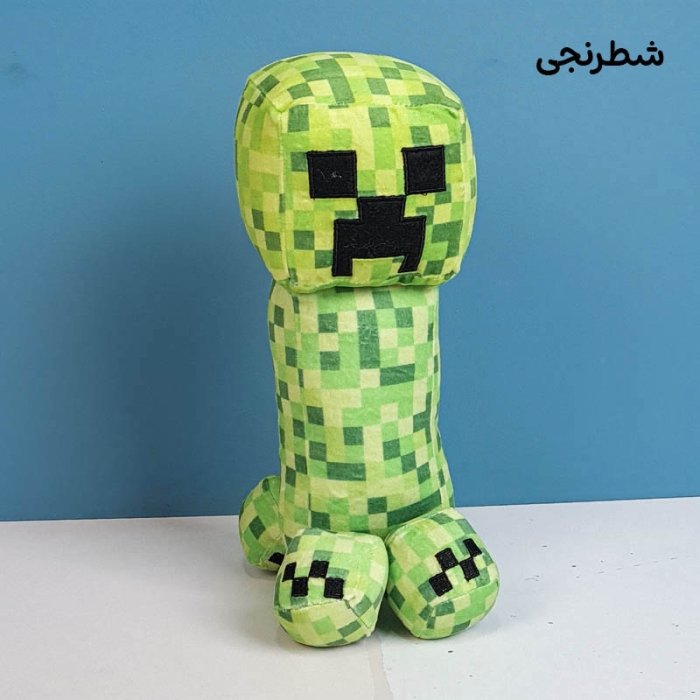 عروسک ماینکرافت کریپر Minecraft Creeper سایز متوسط کد AF100332