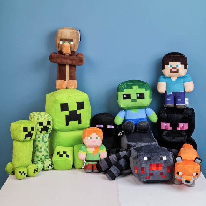 عروسک ماینکرافت کریپر Minecraft Creeper سایز متوسط کد AF100332