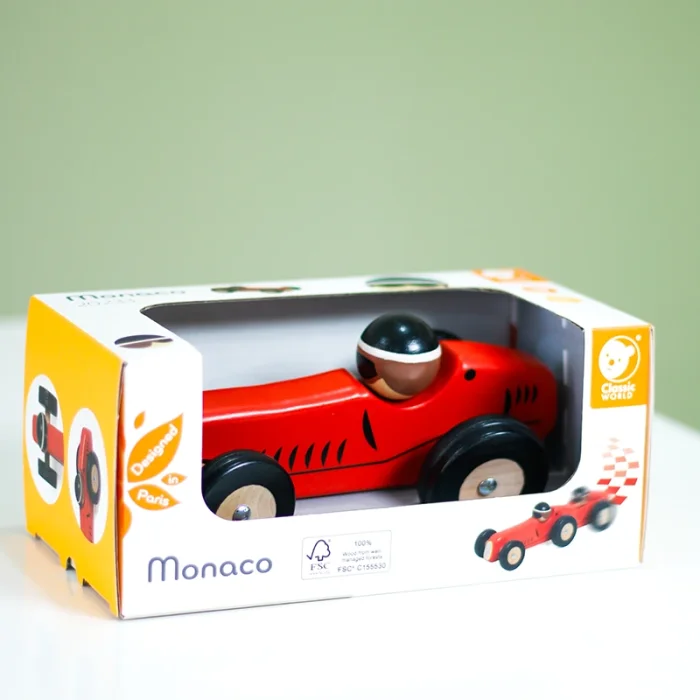 ماشین مسابقه چوبی کلاسیک ورلد مدل Monaco Classic World کد 20233