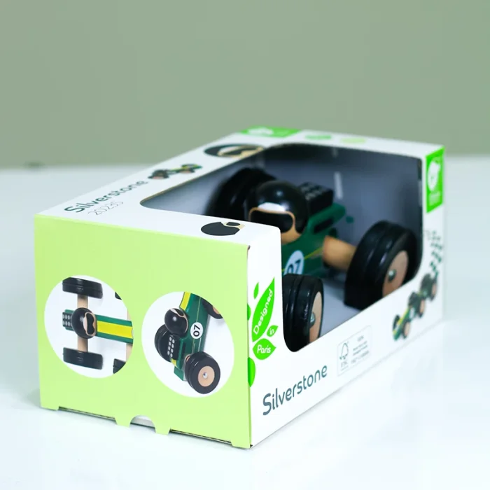 ماشین مسابقه چوبی کلاسیک ورلد مدل Silverstone Classic World کد 20235