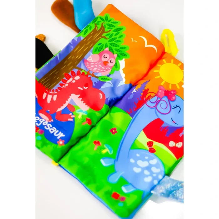 کتاب پارچه ای آموزشی جغجغه ای کد NO014