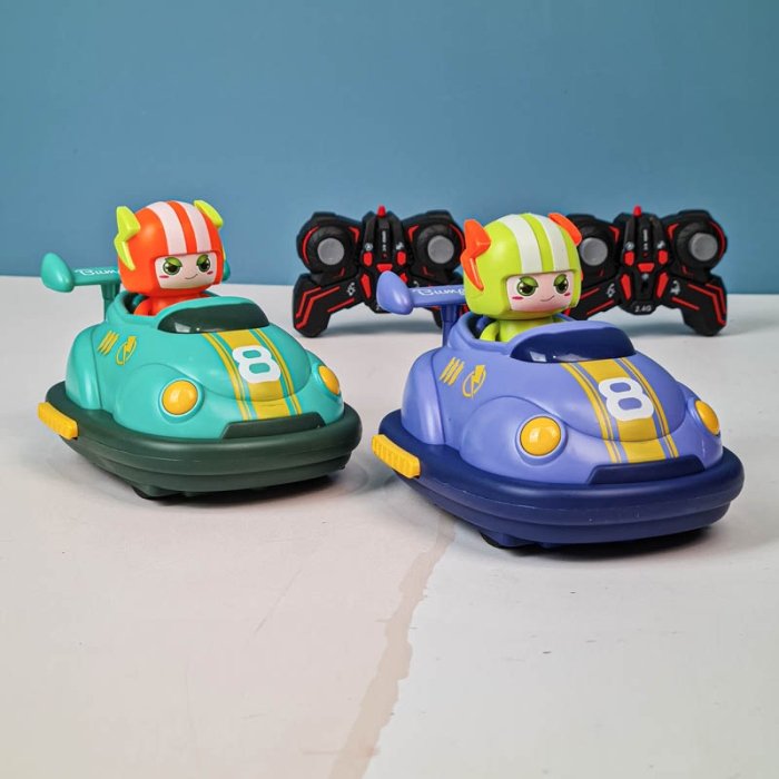 ماشین مبارز کنترلی مدل BUMPER CAR ست 2 عددی دودزا کد RQ3058A