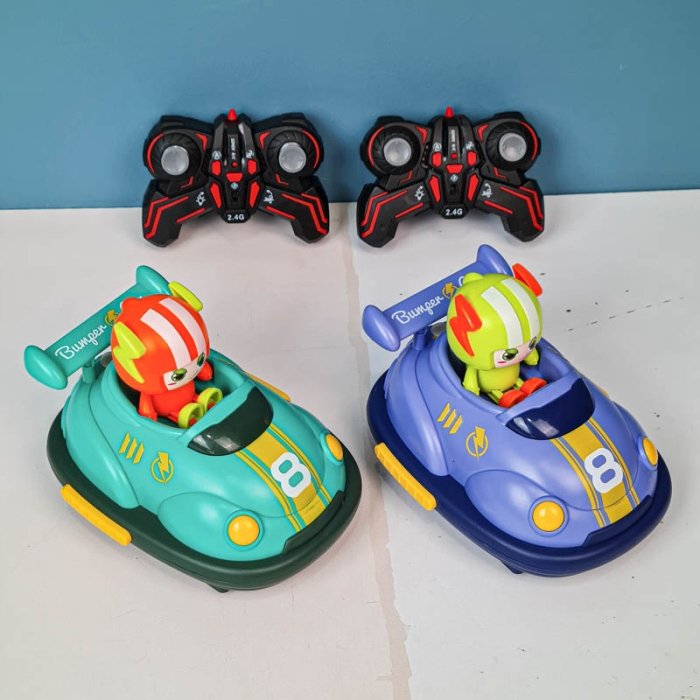 ماشین مبارز کنترلی مدل BUMPER CAR ست 2 عددی دودزا کد RQ3058A