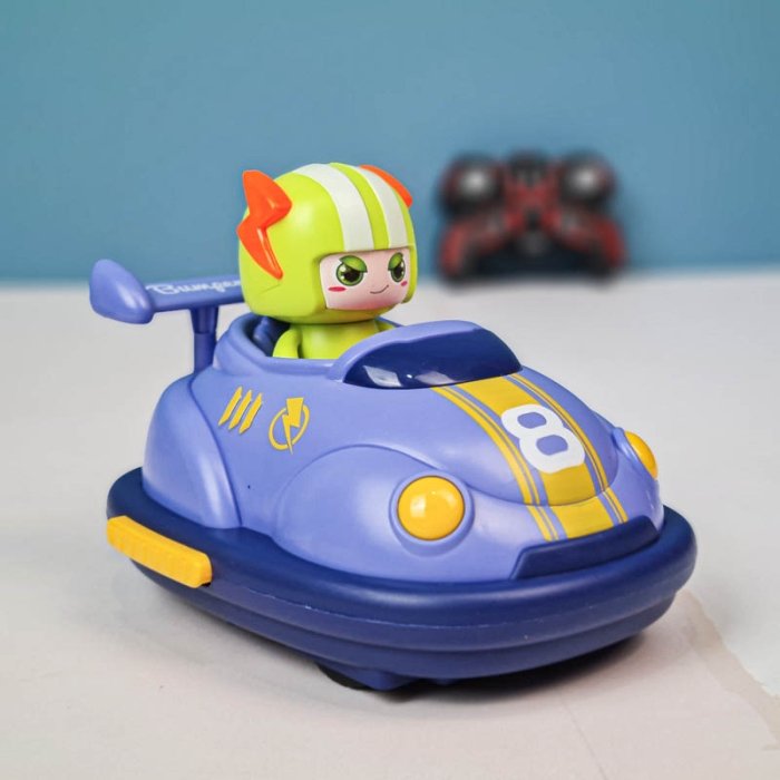 ماشین مبارز کنترلی مدل BUMPER CAR ست 2 عددی دودزا کد RQ3058A