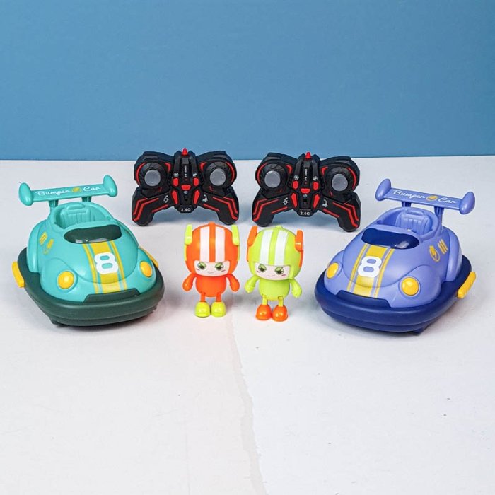 ماشین مبارز کنترلی مدل BUMPER CAR ست 2 عددی دودزا کد RQ3058A