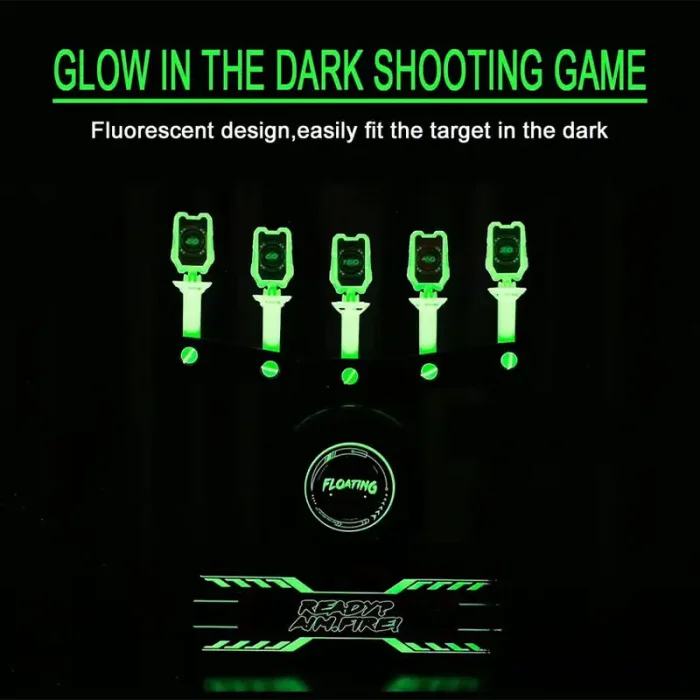 تفنگ اسباب بازی کودک 2 در 1 شبرنگ DARK SHOT کد 3361