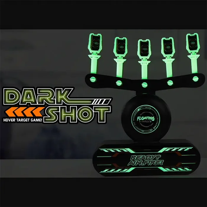 تفنگ اسباب بازی کودک 2 در 1 شبرنگ DARK SHOT کد 3361