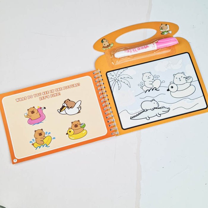 کتاب جادویی رنگ آمیزی با آب (مجیک واتر) مدل کاپی بارا کد BH325