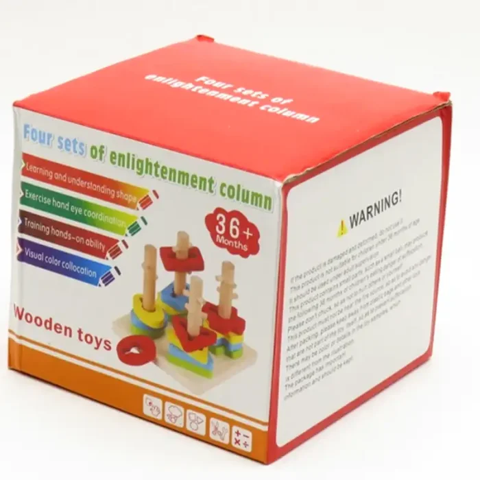 اسباب بازی چوبی مونته سوری 4 تایی کد 7333800