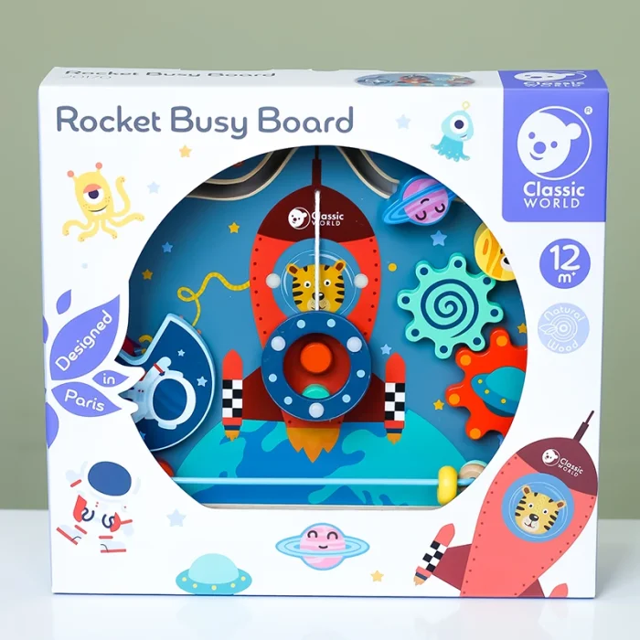 بیزی برد سفینه فضایی کلاسیک ورلد Rocket Busy Board Classic World کد 20170