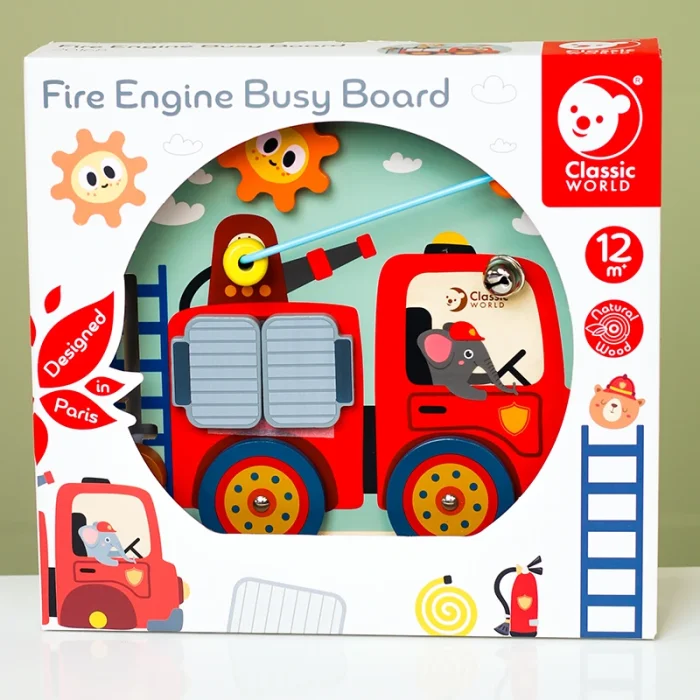 بیزی برد آتش نشانی کلاسیک ورلد Fire Engine Busy Board Classic World کد 20168