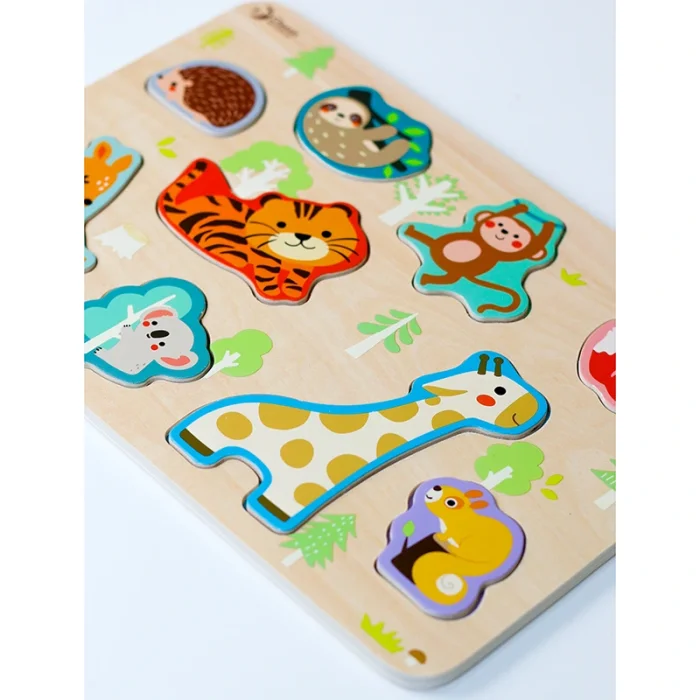 پازل چوبی حیوانات کلاسیک ورلد Classic World Animal Puzzle  کد 40069