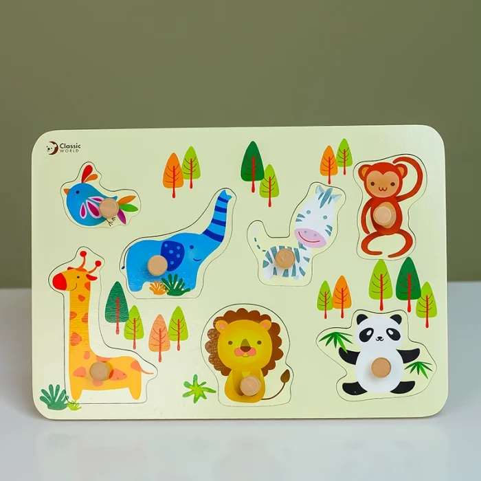 پازل چوبی کلاسیک ورلد مدل باغ وحش Classic World Zoo Puzzle  کد3617
