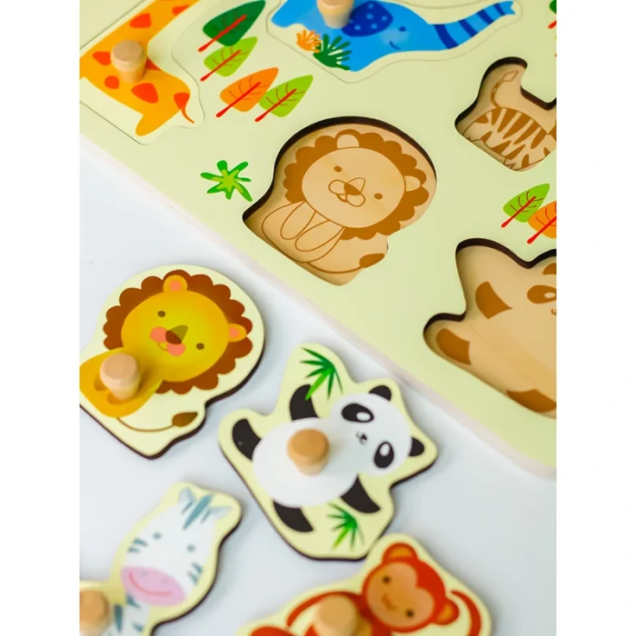 پازل چوبی کلاسیک ورلد مدل باغ وحش Classic World Zoo Puzzle  کد3617