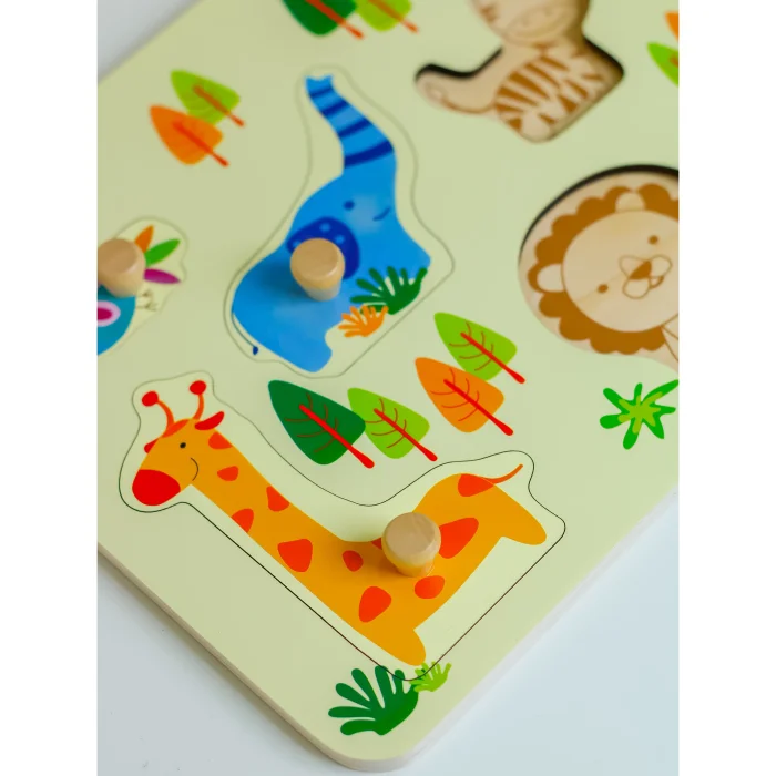 پازل چوبی کلاسیک ورلد مدل باغ وحش Classic World Zoo Puzzle  کد3617