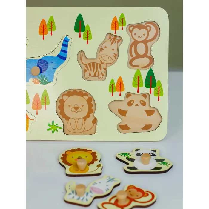 پازل چوبی کلاسیک ورلد مدل باغ وحش Classic World Zoo Puzzle  کد3617